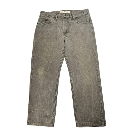 Lee Jeans Mens 34x30 Regular Fit Straight Leg Denim Pants Workwear Vintage Style - Picture 1 of 11